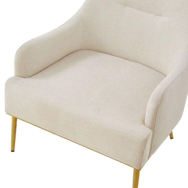 Modern Elegance Accent Chair With Curved Backrest by HouseOfZazla