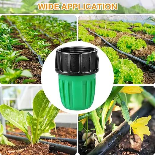 3/4 Inch Female Pipe Thread to 1/2 Inch Drip Irrigation Tubing Adapter: 8 Pieces 1/2 in. Barbed Drip Line x 3/4 in. Faucet PVC Adapter Connect 3/4" FHT Faucet, Sprinkler Manifold, Garden Hose by GreenHaven Gardens