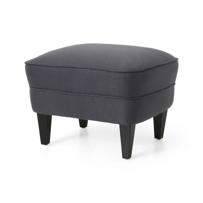 Enchante Living Room Set with Tufted Back Club Chair and Ottoman by HouseOfZazla