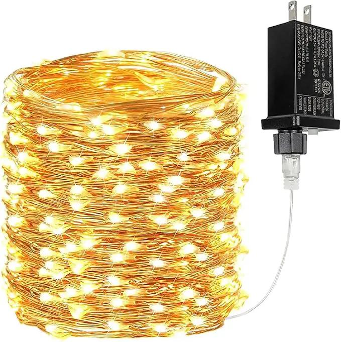 Extra Long 99Ft 300 LED Fairy Lights Plug in, Waterproof String Lights Outdoor & Indoor 8 Modes with Timer, Twinkle Light for Girl's Room Garden Birthday Halloween Christmas Decorations (Warm White) by GreenHaven Gardens
