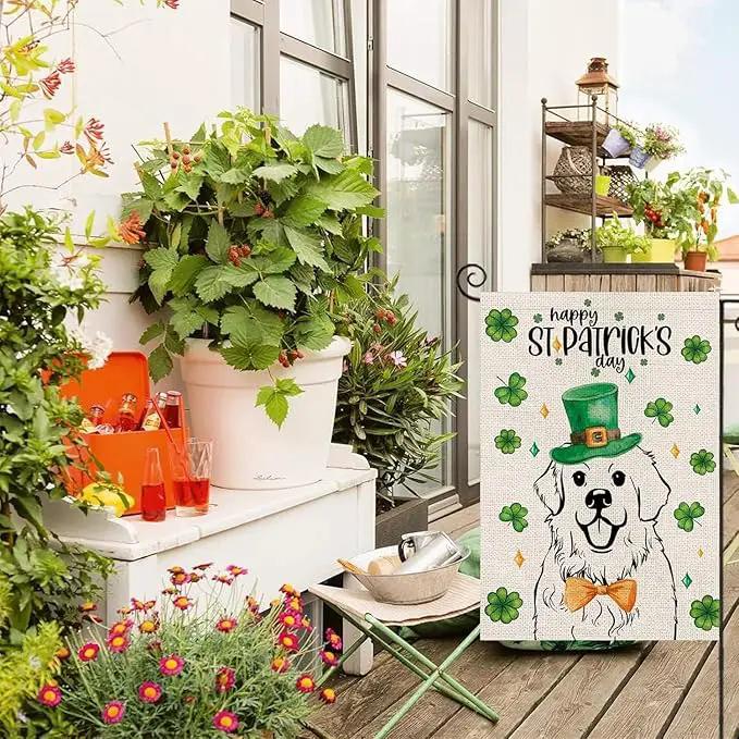 Seasonal Garden Flags Great Pyrenees Double Sided Flags Set of 11 Holiday Farmhouse Indoor Outdoor Yard Lawn Christmas Gifts Decorations 12.5x18 Inch by GreenHaven Gardens