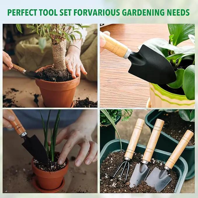 3 Pcs Garden Tools,Mini Gardening Tools,Gardending Hand Tools Kit for Seedling for Succulent,Home Plants,Garden Potted Plants Etc Indoor Plant Accessories by GreenHaven Gardens