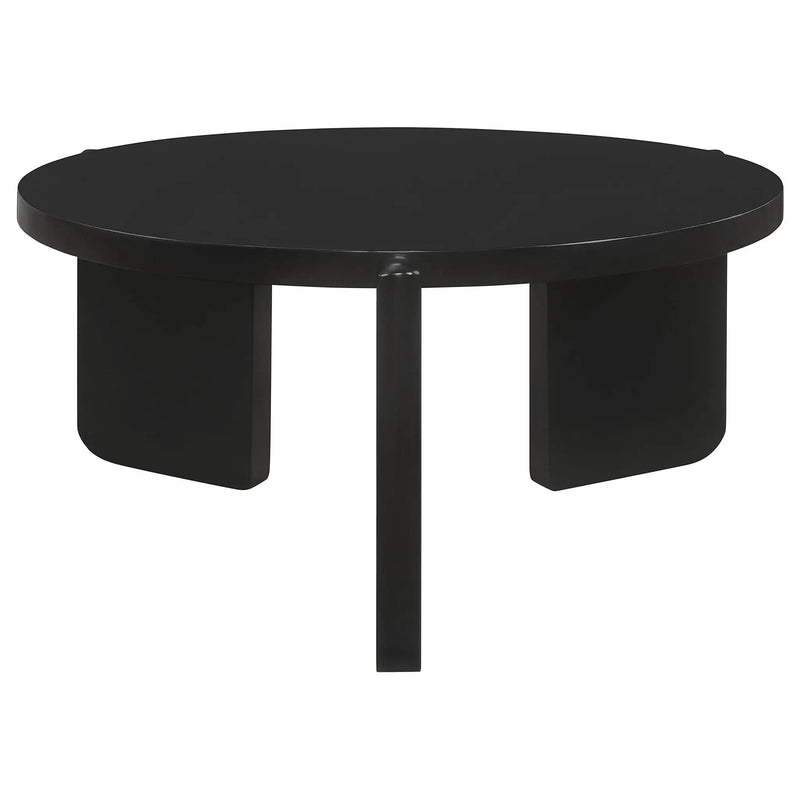 Cordova 3-piece Solid Wood Coffee and End Table Set Black by Unique Piece Furniture