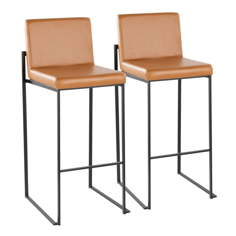 Fuji - Contemporary High Back Barstool Elegant Design by Unique Piece Furniture