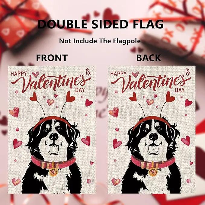 Seasonal Garden Flags Bernese Mountain Double Sided Flags Set of 11 Holiday Farmhouse Indoor Outdoor Yard Lawn Christmas Gifts Decorations 12.5x18 Inch by GreenHaven Gardens