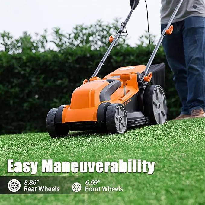 LawnMaster MEB1216K Electric Lawn Mower 16-Inch 12AMP by GreenHaven Gardens