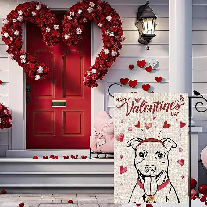 Seasonal Garden Flags Pitbull Double Sided Flags Set of 11 Holiday Farmhouse Indoor Outdoor Yard Lawn Christmas Gifts Decorations 12.5x18 Inch by GreenHaven Gardens