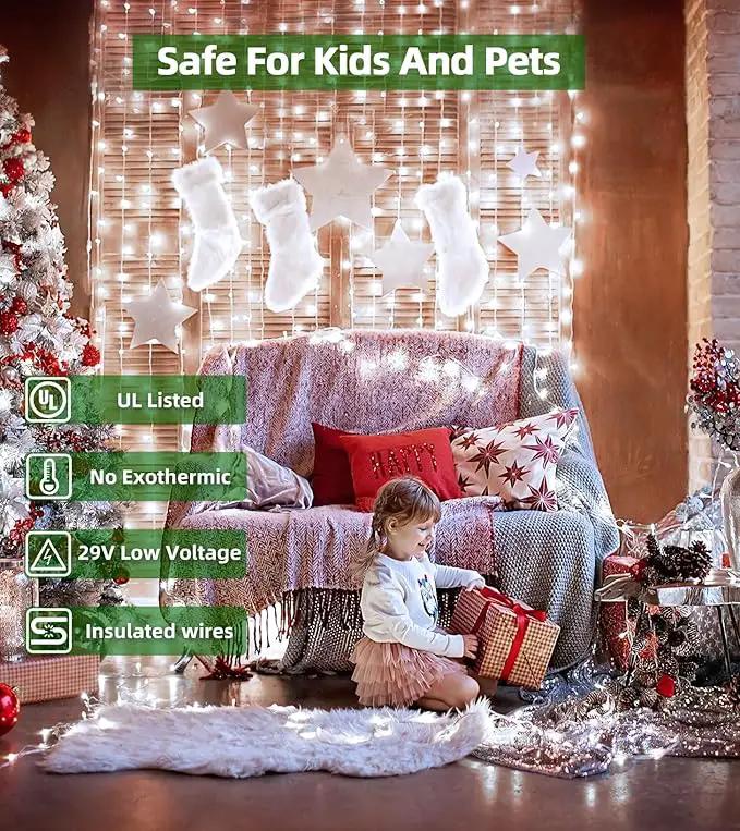 750 LED Outdoor Christmas Lights Decorations, 246ft Green Wire LED Christmas String Lights with Timer Memory, Twinkle Lighs for Indoor Outdoor Xmas Party Christmas Tree Wedding Garden Patio Cool White by GreenHaven Gardens