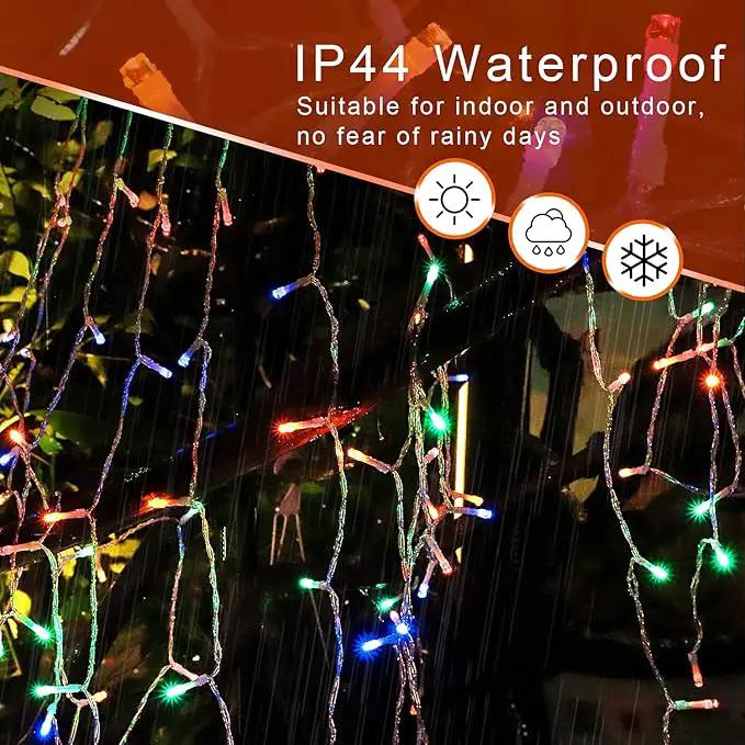 Christmas Decoration Lights, Outdoor Christmas String Lights 320 LED 11.5 Ft Waterfall Tree Lights with Big Star Topper 8 Light Modes for Christmas New Year Holiday Garden Yard Indoor Outdoor Decor by GreenHaven Gardens