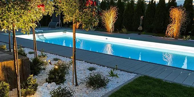 GKOLED Solid Brass Spotlight Low Voltage Landscape Lighting, LED Outdoor Lights for Garden Patio Yard, Directional Up Light with 5W MR16 Bulb, 12V 2700K Warm White by GreenHaven Gardens