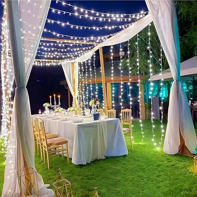 KNONEW 403ft 1000 LED String Lights Outdoor Christmas Lights 8 Modes & Timer Fairy Light Plug in Waterproof LED String Lights for Xmas Yard Tree Wedding Party Holiday Decorations (Cool White) by GreenHaven Gardens