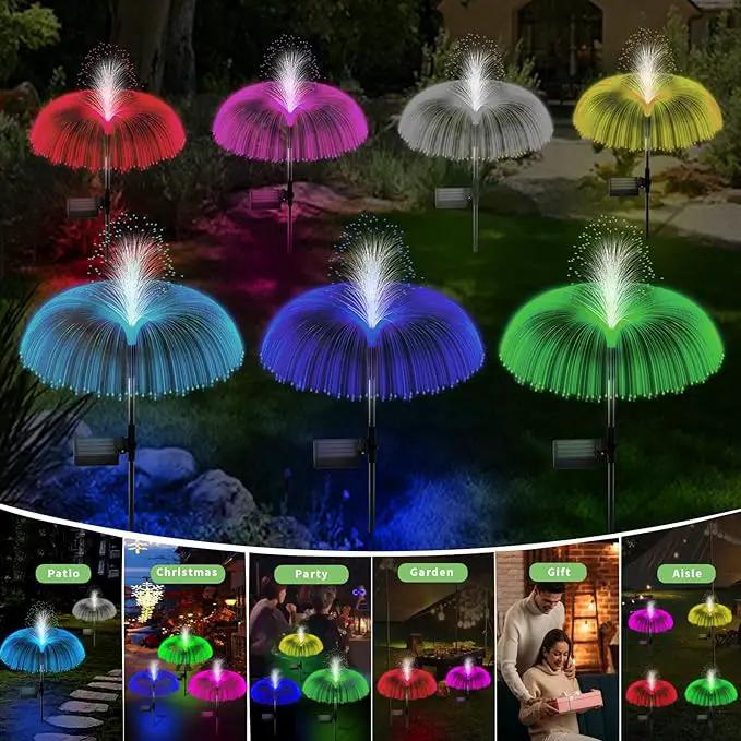 Solar Garden Lights Outdoor Decorative Waterproof, Solar Light for Outside, Yard Lights Solar Flower Decor for Patio Pathway Lawn Party Landscape Decorations, 3 PCS by GreenHaven Gardens