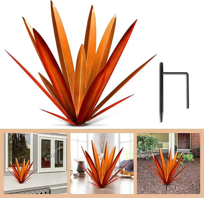Homight Metal Tequila Country Sculpture DIY Tequila Plant Home Decor Country Tequila Garden Ornament Indooutdoor Statuette Patio Lawn Patio Stake Decoration Gift to The Garden by GreenHaven Gardens