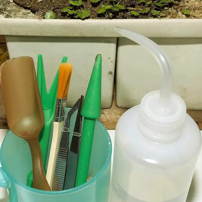 Ginsco 7pcs Succulent Transplanting Miniature Fairy Garden Planting Gardening Hand Tools Set by GreenHaven Gardens