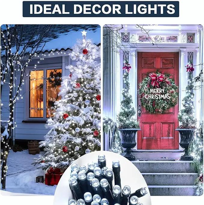 6 Pack Solar String Lights Outdoor, 600 LED Extra-Long 236Ft Solar Lights Outdoor with 8 Lighting Modes, IP65 Waterproof for Garden, Patio, Xmas, Balcony, Tree, Wedding, Party Decor (White) by GreenHaven Gardens
