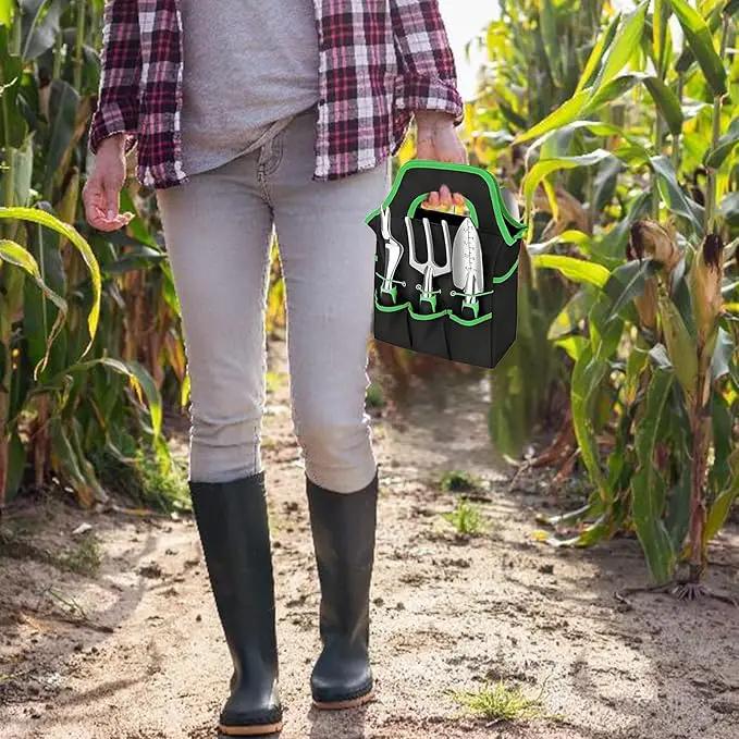 8-Piece Heavy-Duty Gardening Tools with Ergonomic Handles and Storage Bags Make A Wonderful Gift for Parents by GreenHaven Gardens