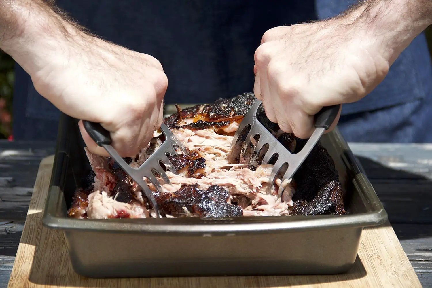 Meat Claws - Stainless Steel Smoker Accessories - Ultra-Sharp Meat Shredder will Easily Tear up Pulled Pork, Chicken, and Brisket - with Heat Resistant Handles by GreenHaven Gardens