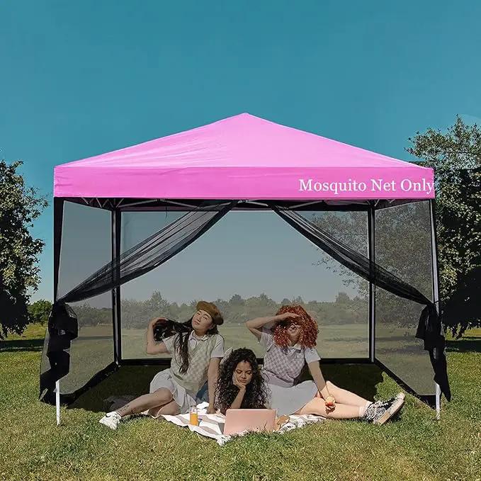 10x10 Mosquito Net with Zipper for Patio Camping Gazebo and Canopy Tent, Outdoor Gazebo Replacement Mosquito Netting Tent Screen Wall, Ultra Fine Mesh(Only Net No Frame) by GreenHaven Gardens