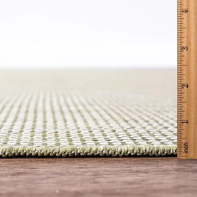 Keen Home Design Terrace Outdoor Area Rug - 4x6 Washable Indoor/Outdoor Rug for Patio, Kitchen, Balcony, Beach, Garden, Deck and Porch, Size: 3'10"x5'7" by GreenHaven Gardens
