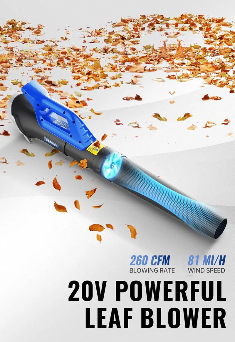 WILD BADGER POWER 20V Weed Wacker, Leaf Blower, Wheeled Edger Kit Electric with 2 * 2Ah Battery & Charger, String Trimmer, Lightweight, Adjustable Telescopic Shaft, Fast-Charging by GreenHaven Gardens