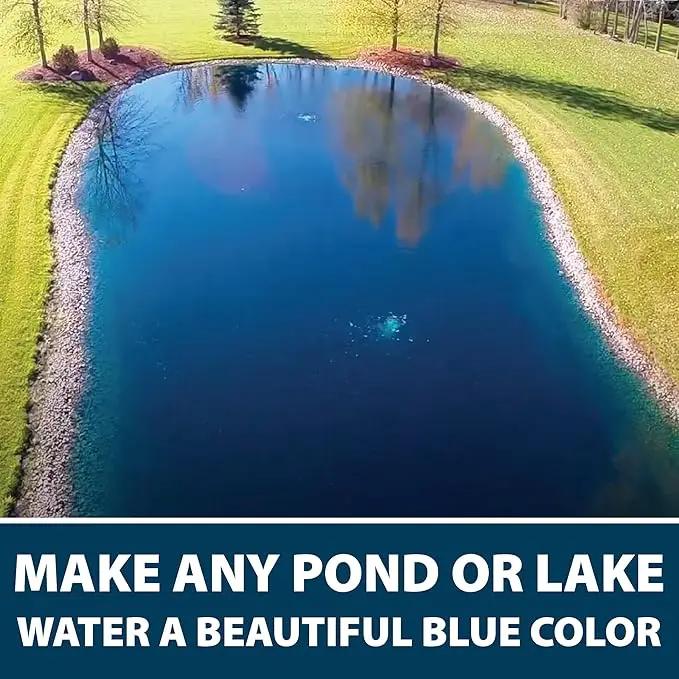 Airmax Black DyeMond Pond Dye 4X Concentrate for Outdoor Ponds & Lakes, Natural Pond Colorant & Beauty Enhancer, Block Ultraviolet Rays, Fish, Bird & Livestock Safe, Easy Liquid Application, 1 Quart by GreenHaven Gardens