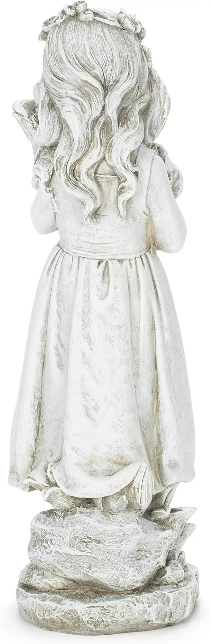 Joseph's Studio by Roman Inc., Girl with Lamb Garden Statue, Garden Collection, Religious Statue, Holy Family, Memorial, Angel, Patron Saint, Garden Décor (5x5x16) by GreenHaven Gardens