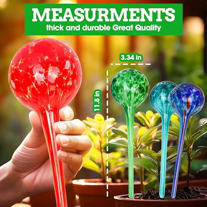 Besti Self-Watering Globes – 4-Pack Extra Large Watering Globes for Plants – Automatic Watering System for Potted Plants – Holds 380-400ml, Waters Plants Up to 2 Weeks (Set of 4 Extra Large) by GreenHaven Gardens