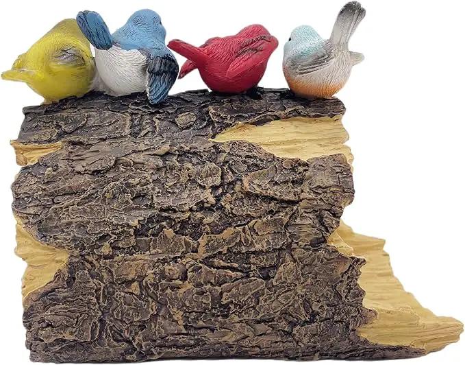 Bird Statues Gutter Downspout Extension Statues Garden Decoration,Resin Statue Outdoor Decor,Animal Downspout Diverter,Decorative Gutter Extension,3"×3" Downspout Extender Diverter Splash Block by GreenHaven Gardens