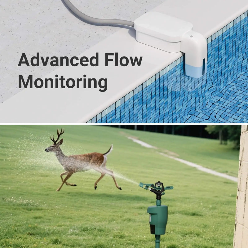 LinkTap T1 Smart 2-Zone Water Timer & Gateway, Built-in Flow Meters, Real-Time Fault Detection & Notification, Weather Adaptive, Better Range Than WiFi Hose Timer, IP66, Alexa, 2-Year Warranty by GreenHaven Gardens