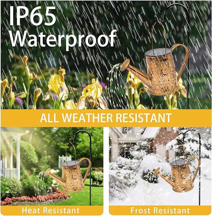 Solar Garden Lights Outdoor, Solar Watering Can Lights Garden Decor Gifts for Grandma Mom, Sun Moon Waterproof Hanging Lantern with String Lights, Yard Decoration for Patio Porch Lawn Backyard Pathway by GreenHaven Gardens