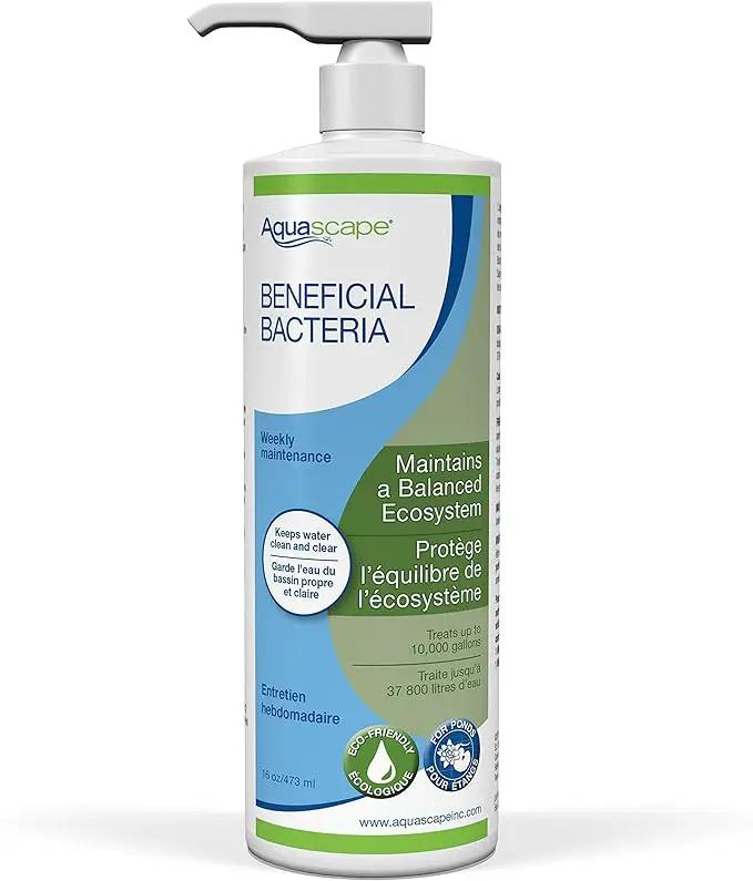 Aquascape Liquid Beneficial Bacteria for Pond and Water Features, 16-Ounce, Easy Pump Top Bottle | 98887 by GreenHaven Gardens