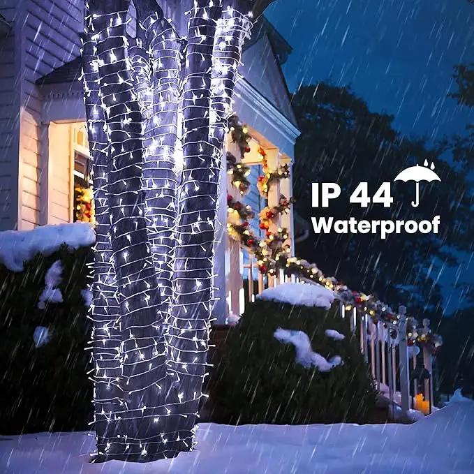 338Ft Christmas Lights Outdoor, 1000 LED Christmas String Lights with 8 Modes, Timer, Waterproof Fairy Twinkle Lights for Christmas Party, Garden, Wedding, Holiday, Xmas Tree Decorations (Cool White) by GreenHaven Gardens