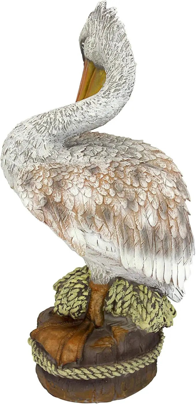 Design Toscano Ocean Side PIER 51 Pelican Statue by GreenHaven Gardens