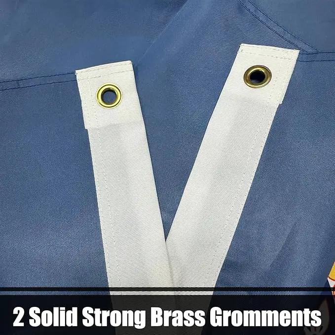 TOPFLAGS Minnesota State Flag 3x5 Outdoor MN Flags Double Sided Embroidered Durable Lasting Heavy Duty Nylon Stronger Brass Grommets 4 Stitched Hemming Perfect for Outside by GreenHaven Gardens