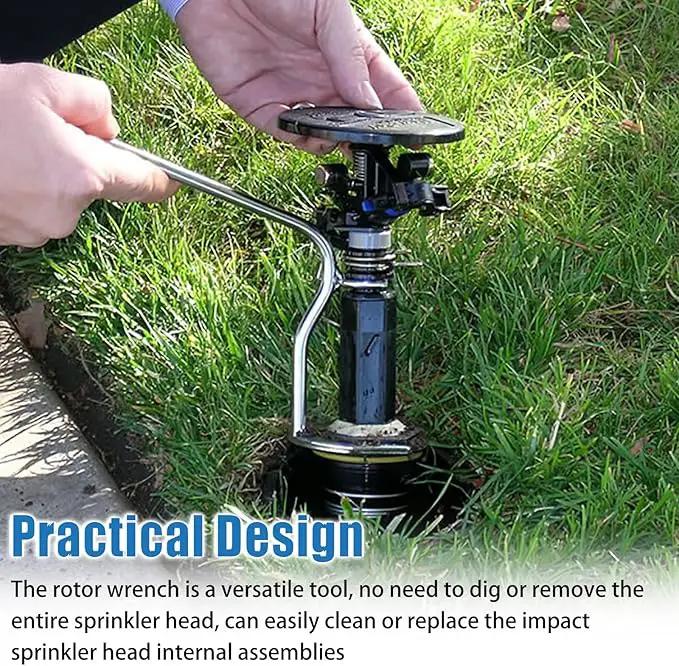 Sprinkler Tool for Rainbird Sprinkler System Kit 42064 Maxi-Paw Compatible with Rainbird Pop-up Lmpact Sprinkier Head Models LG-3 Mini-Paw, AG5 and 2045A Maxi-Psw by GreenHaven Gardens