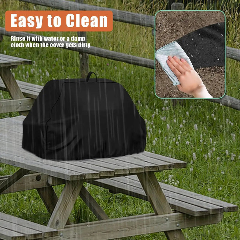 Grill Cover Fit for Charbroil Bistro Pro Tabletop Electric Grill, Dust-Proof Protable Covers for Outdoor Electric BBQ Grills - 21.2" D x 18.5" W x 18.6" H by GreenHaven Gardens