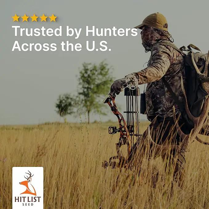Screening Food Plot Seeds for Deer - Annual Mix - Egyptian Wheat, Sorghum (Grain/Sudangrass) - Spring, Summer & Fall Planting - 3 lbs by GreenHaven Gardens