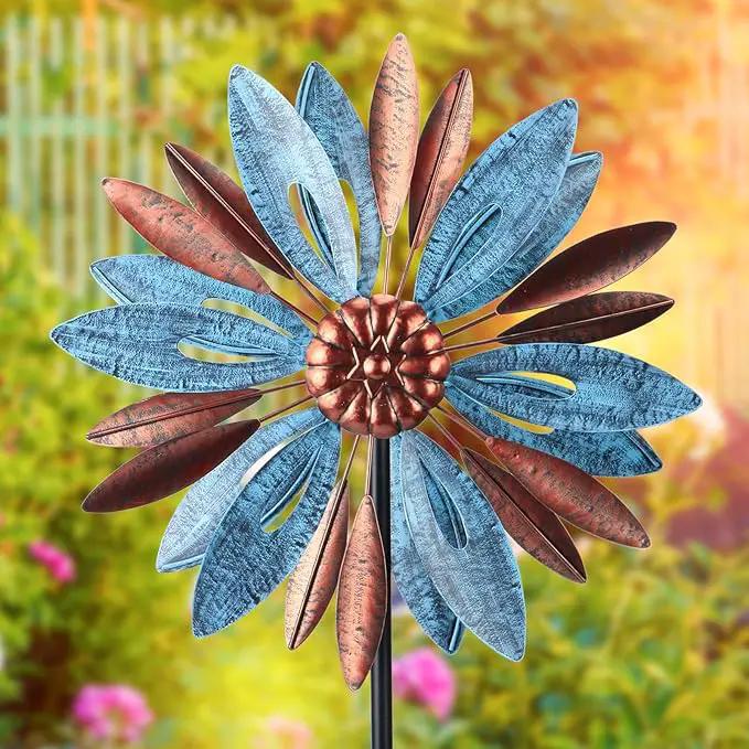 WONDER GARDEN Wind Spinner, Premium Kinetic Wind Sculpture Spinners Metal Windmill for Outdoor Yard Patio Lawn & Garden Decor by GreenHaven Gardens