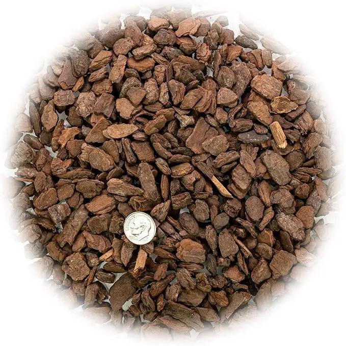 Premium Grade New Zealand Pinus Radiata Bark by Gardenera - Organic Hand Mixed New Zealand Pine Bark for Orchids - Medium Chips 9-12mm - 2 Quart by GreenHaven Gardens