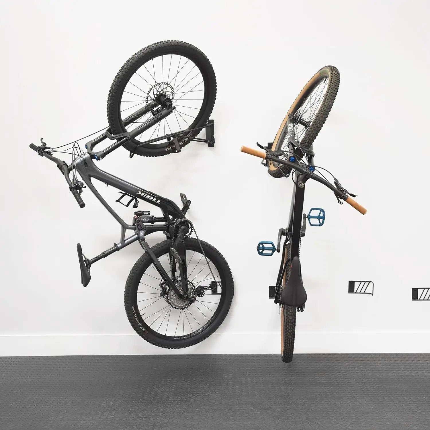 StoreYourBoard SwivelStow Mountain Bike Storage – Heavy Duty Bike Hanger, No-Lift Bike Wall Mount for Garage Bike Storage, MTB and E-Bike, Holds 70 lbs, Patent-Pending by GreenHaven Gardens