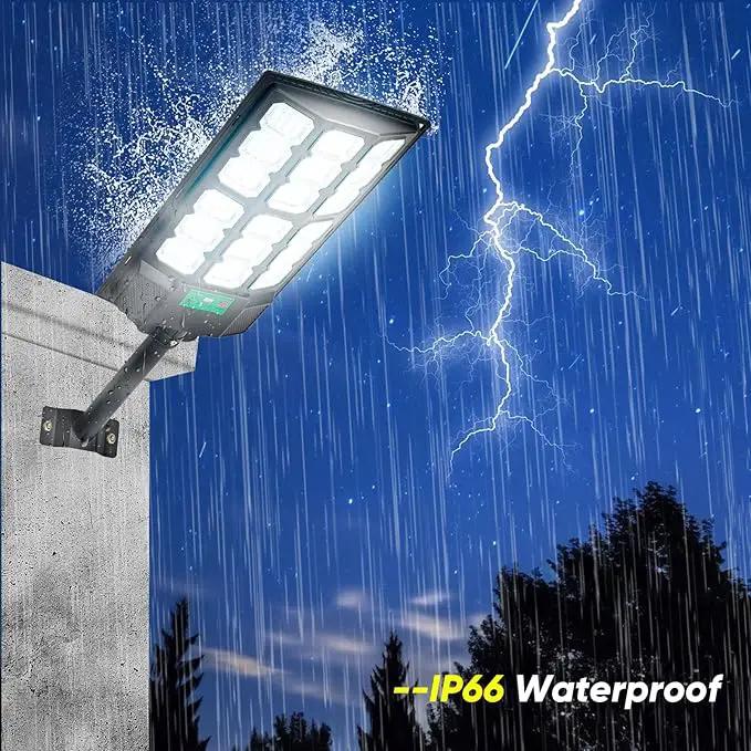 2025 New Solar Street Lights Outdoor Waterproof 6500K 20000LM 5730 LEDs Solar Parking Lot Lights Dusk to Dawn Flood Light Motion Sensor and Remote Control for Area Lighting Yard, 2 Pack by GreenHaven Gardens
