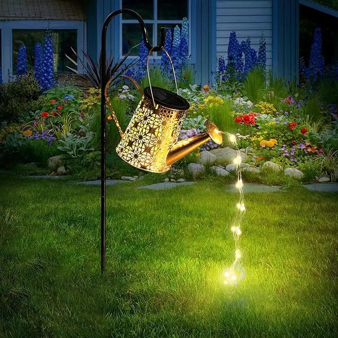 Otdair Solar Watering Can with Lights, Outdoor Garden Decor Waterproof Solar Garden Lights for Outdoor Pathway Yard Lawn Patio Party Decorations Gifts for Mom Grandma Birthday by GreenHaven Gardens