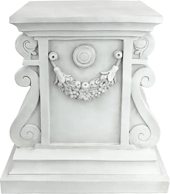 Design Toscano NG314100 Statuary Garden Base Riser, Large, Classic Plinth by GreenHaven Gardens