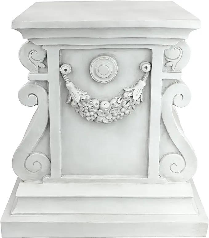 Design Toscano NG314100 Statuary Garden Base Riser, Large, Classic Plinth by GreenHaven Gardens