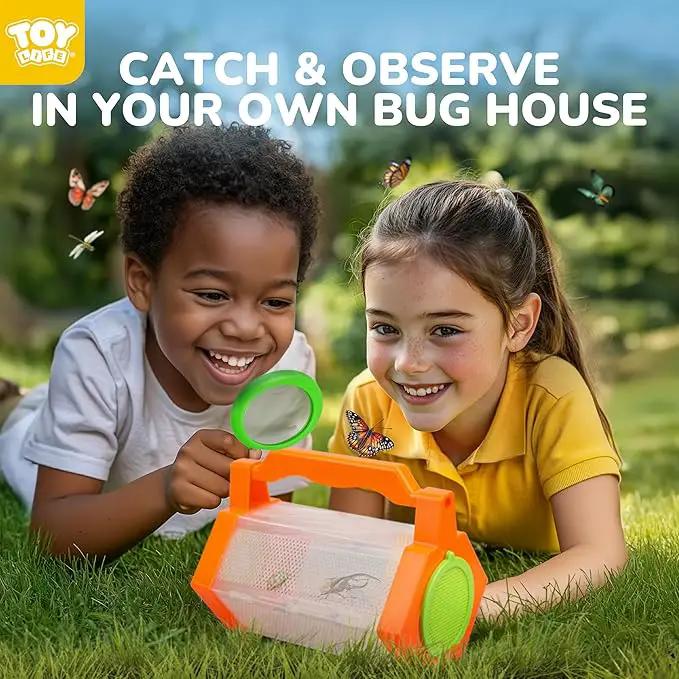 TOY Life Kids Explorer Bug Catcher Kit with Safari Costume, Binoculars Kids Outdoor Toys, Bug Toys, Butterfly Net, Camping Set Outdoor Activities Adventure Kit Nature Exploration Gifts Kid Ages 3-12 by GreenHaven Gardens