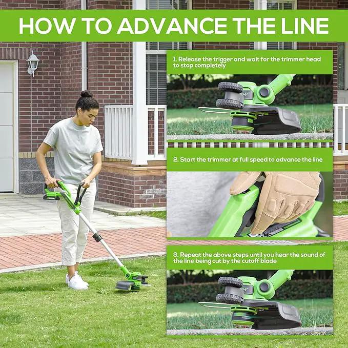 Greenworks 40V 13-Inch Cordless String Trimmer / Edger (Gen 2), Battery and Charger Not Included by GreenHaven Gardens