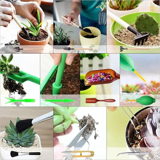 84 PCS Garden Tools Set,10pcs Succulent Tools Set Included 6pcs Large Heavy Duty Aluminum Gardening Hand Tools 12.5IN with Garden Tool Bag,Gloves Sprayer etc.Gardening Gifts for Men Women Garden Gifts by GreenHaven Gardens