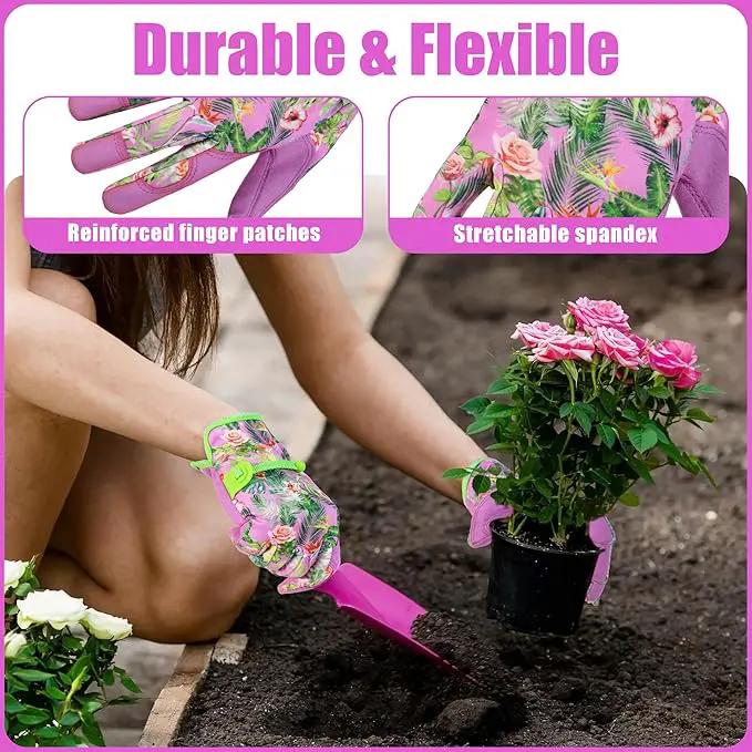 HANDLANDY Women Safety Work Gloves Utility Touch Screen Working Grip Glove for Yardwork Gardening Breathable Mechanic Gloves by GreenHaven Gardens