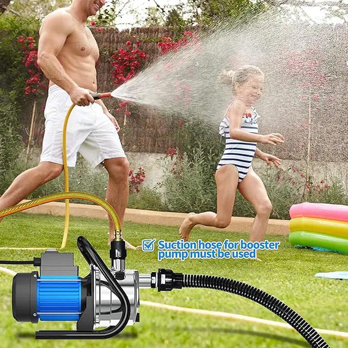 1.6 HP Portable Water Transfer Pump 1500 GPH Electric Shallow Well Pump Garden Booster Pumps for Draining Irrigation Lawn Farm Water Removal by GreenHaven Gardens