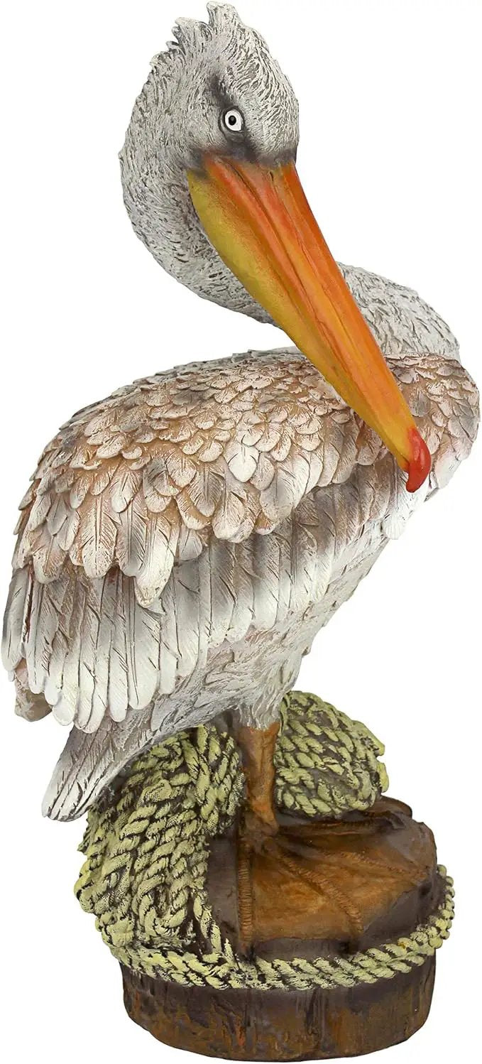 Design Toscano Ocean Side PIER 51 Pelican Statue by GreenHaven Gardens